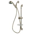 Kingston Brass Shower Combo, Shower Combo, Brushed Nickel, Wall Mount KSX2528SBB